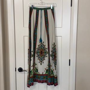 Boho maxi skirt